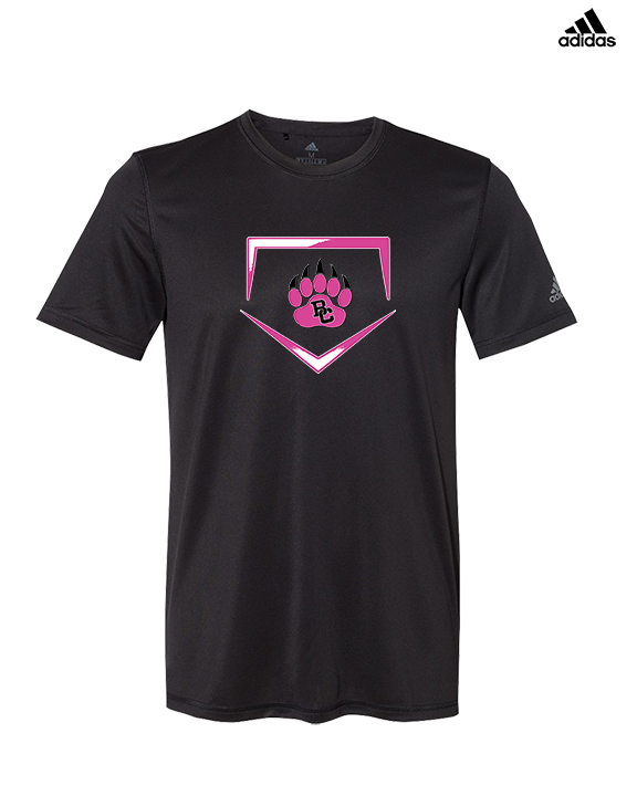 Bear Creek Softball Plate - Mens Adidas Performance Shirt