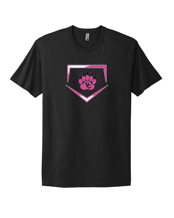 Bear Creek Softball Plate - Mens Select Cotton T-Shirt