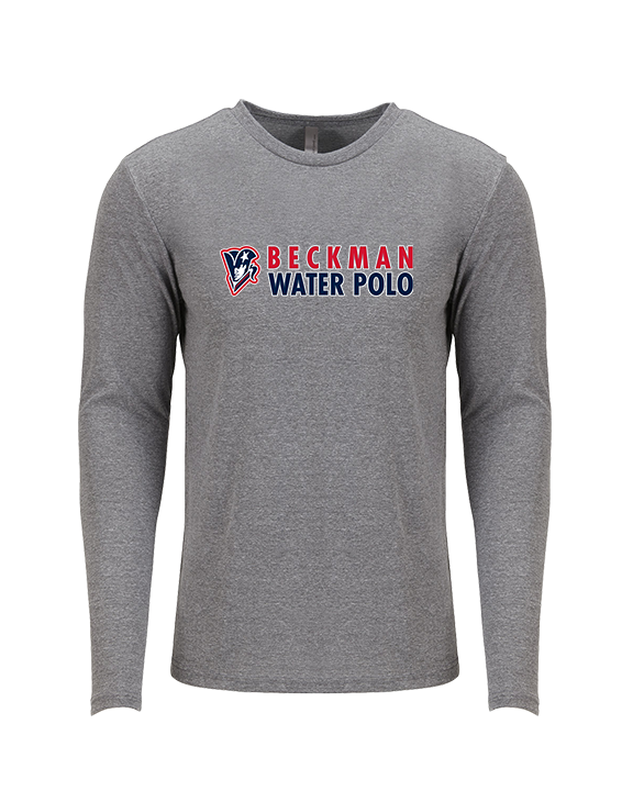 Beckman HS Water Polo Basic - Tri-Blend Long Sleeve