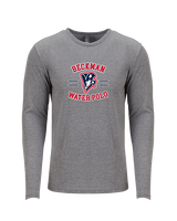 Beckman HS Water Polo Curve - Tri-Blend Long Sleeve