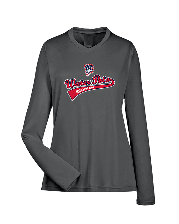 Beckman HS Water Polo H20 Polo - Womens Performance Longsleeve