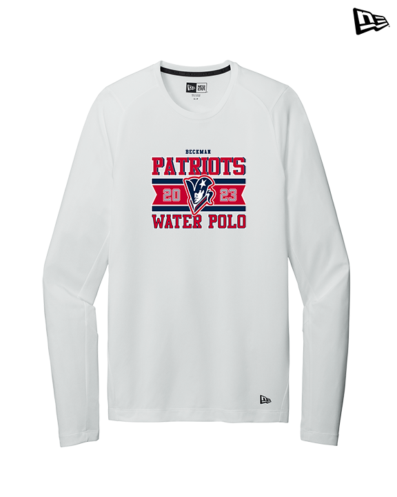 Beckman HS Water Polo Stamp - New Era Performance Long Sleeve