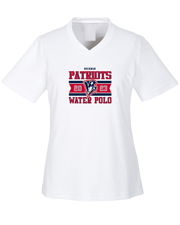 Beckman HS Water Polo Stamp - Womens Performance Shirt