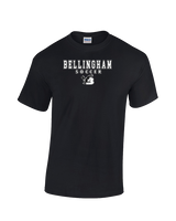 Bellingham HS Girls Soccer Block - Cotton T-Shirt