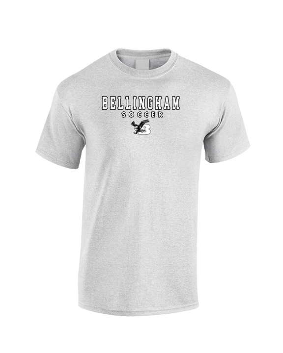 Bellingham HS Girls Soccer Block - Cotton T-Shirt