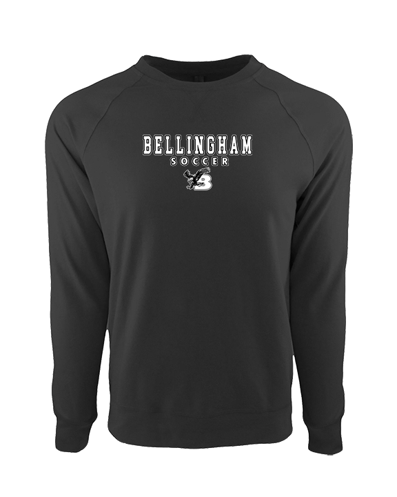 Bellingham HS Girls Soccer Block - Crewneck Sweatshirt