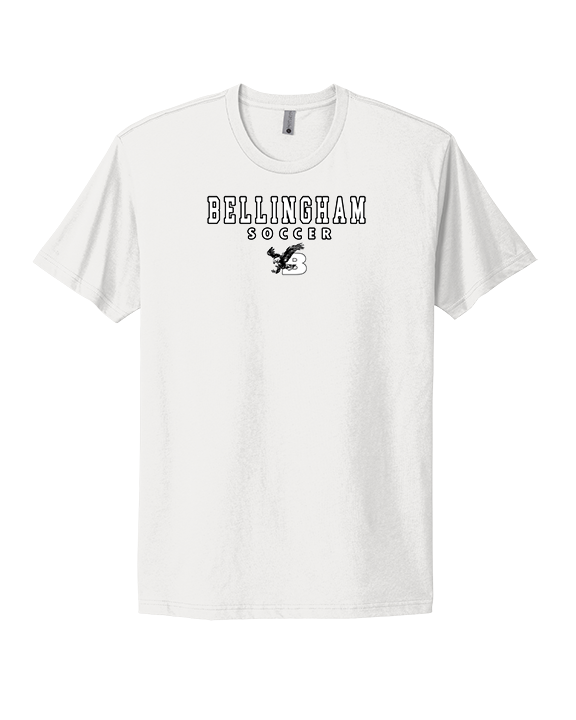 Bellingham HS Girls Soccer Block - Mens Select Cotton T-Shirt