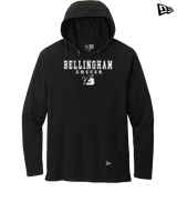 Bellingham HS Girls Soccer Block - New Era Tri-Blend Hoodie