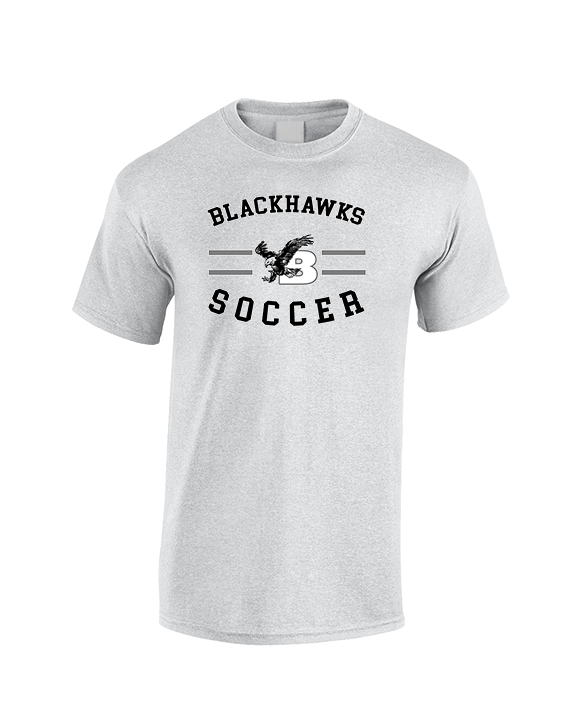 Bellingham HS Girls Soccer Curve - Cotton T-Shirt