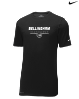 Bellingham HS Girls Soccer Design - Mens Nike Cotton Poly Tee