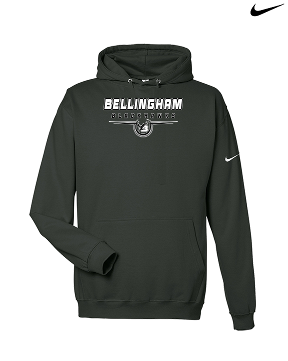 Bellingham HS Girls Soccer Design - Nike Club Fleece Hoodie