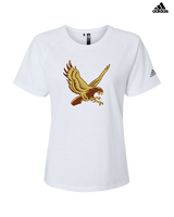 Ben L. Smith HS Boys Basketball Eagle Logo - Womens Adidas Performance Shirt