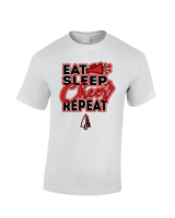 Bennett's Creek Cheer Eat Sleep Cheer - Cotton T-Shirt