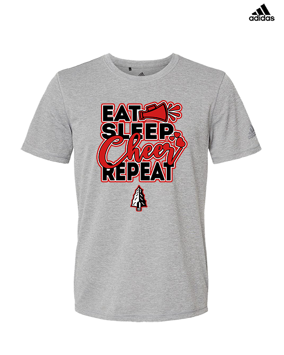 Bennett's Creek Cheer Eat Sleep Cheer - Mens Adidas Performance Shirt