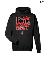 Bennett's Creek Cheer Eat Sleep Cheer - Nike Club Fleece Hoodie