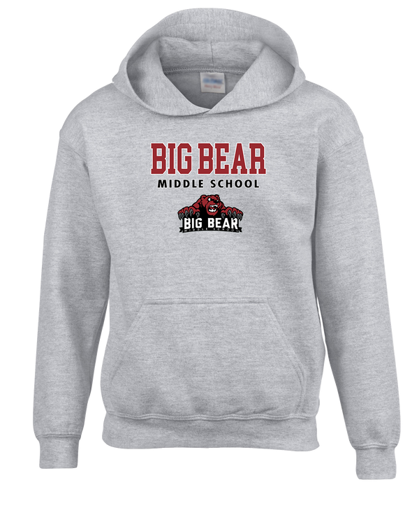 Big Bear Middle School Block - Cotton Hoodie
