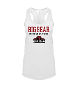 Big Bear Middle School Block - Womens Tank Top