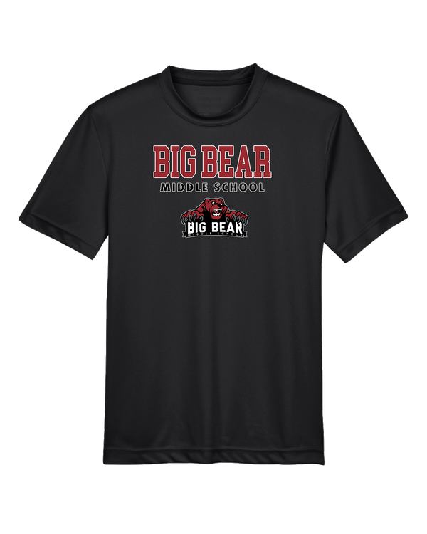 Big Bear Middle School Block - Youth Performance T-Shirt