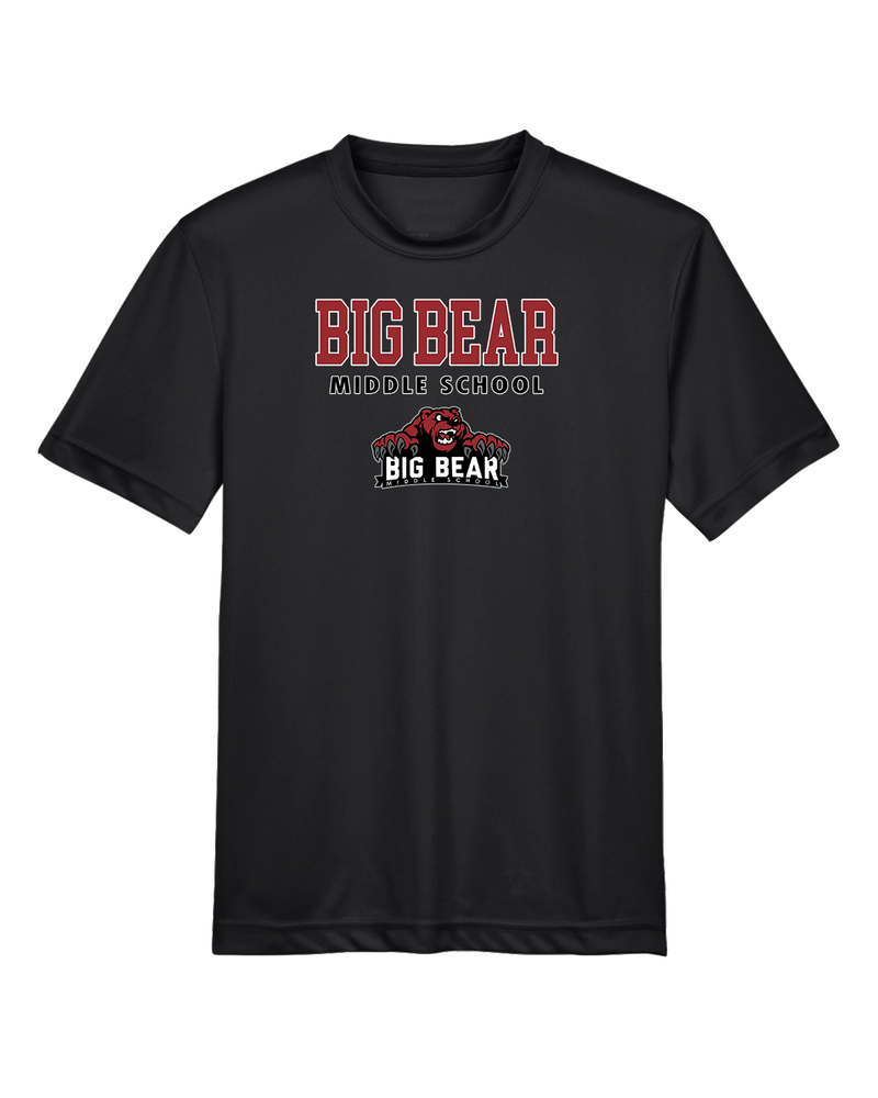 Big Bear Middle School Block - Youth Performance T-Shirt