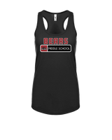 Big Bear Middle School Pennant - Womens Tank Top