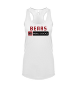 Big Bear Middle School Pennant - Womens Tank Top
