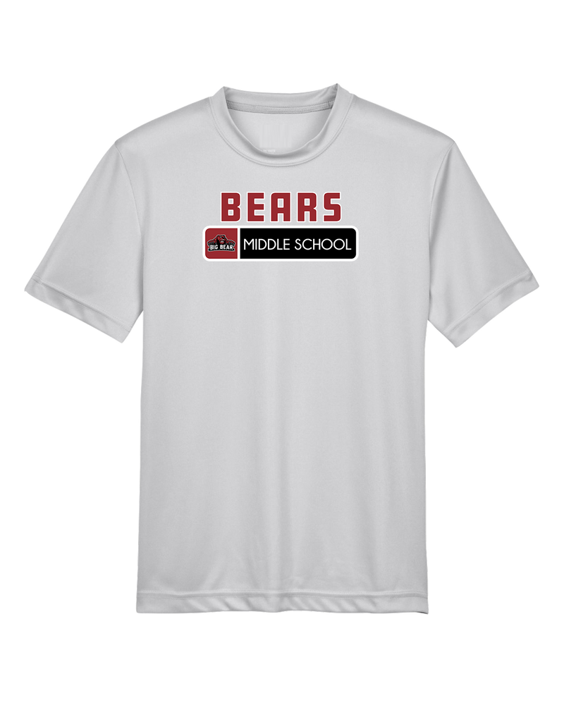 Big Bear Middle School Pennant - Youth Performance T-Shirt