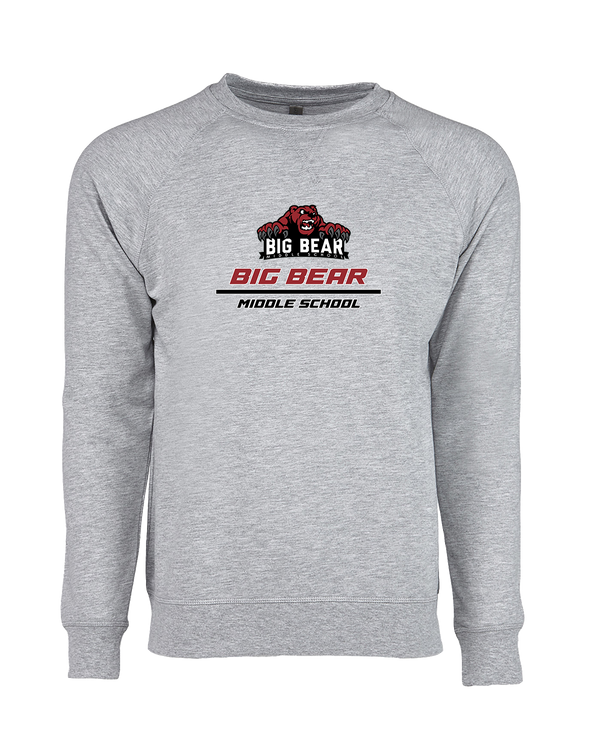 Big Bear Middle School Split - Crewneck Sweatshirt