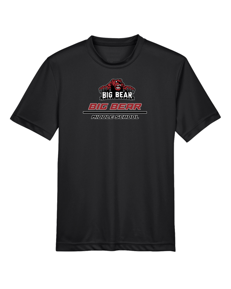 Big Bear Middle School Split - Youth Performance T-Shirt
