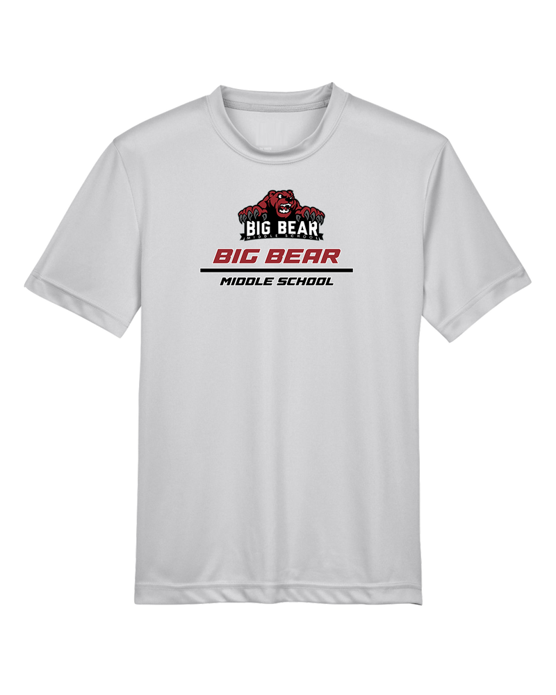Big Bear Middle School Split - Youth Performance T-Shirt