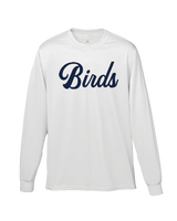 Fairmont Birds Script - Performance Long Sleeve T-Shirt