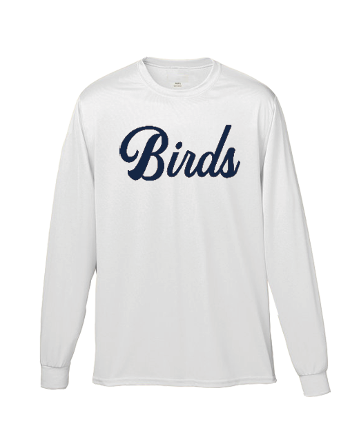 Fairmont Birds Script - Performance Long Sleeve T-Shirt