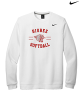 Bisbee HS Softball Curve - Mens Nike Crewneck