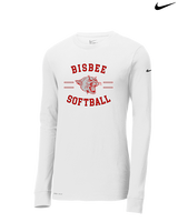 Bisbee HS Softball Curve - Mens Nike Longsleeve