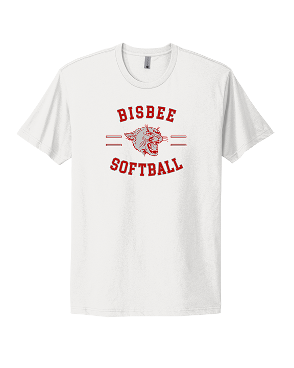 Bisbee HS Softball Curve - Mens Select Cotton T-Shirt