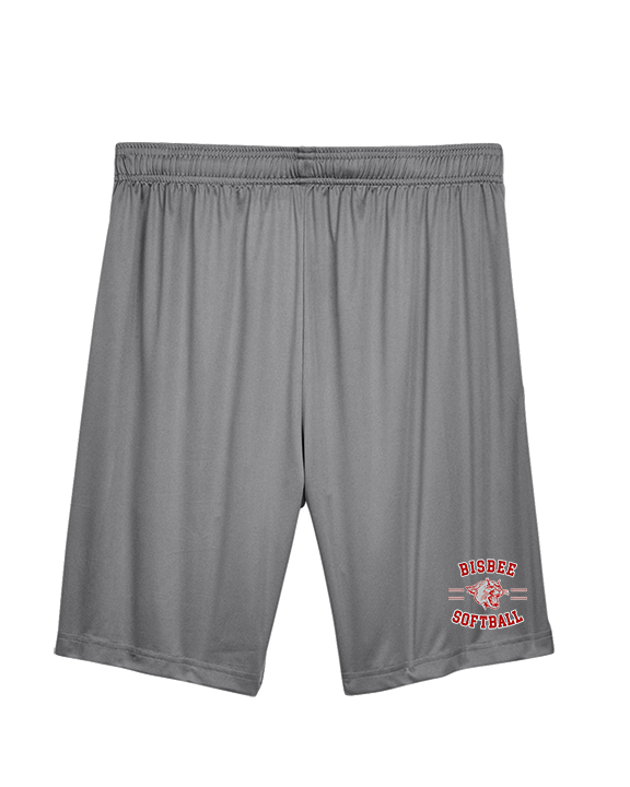 Bisbee HS Softball Curve - Mens Training Shorts with Pockets