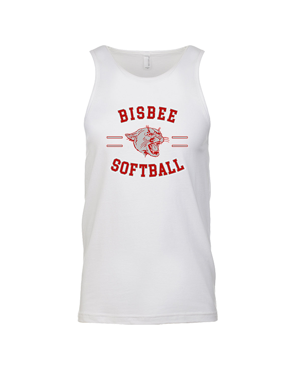 Bisbee HS Softball Curve - Tank Top
