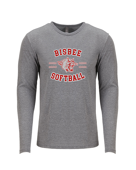 Bisbee HS Softball Curve - Tri-Blend Long Sleeve