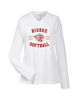 Bisbee HS Softball Curve - Womens Performance Longsleeve