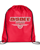 Bisbee HS Softball Design - Drawstring Bag