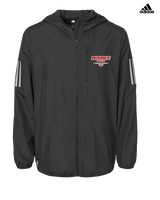 Bisbee HS Softball Design - Mens Adidas Full Zip Jacket