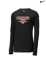 Bisbee HS Softball Design - Mens Nike Longsleeve