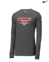 Bisbee HS Softball Design - Mens Nike Longsleeve