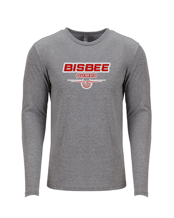 Bisbee HS Softball Design - Tri-Blend Long Sleeve