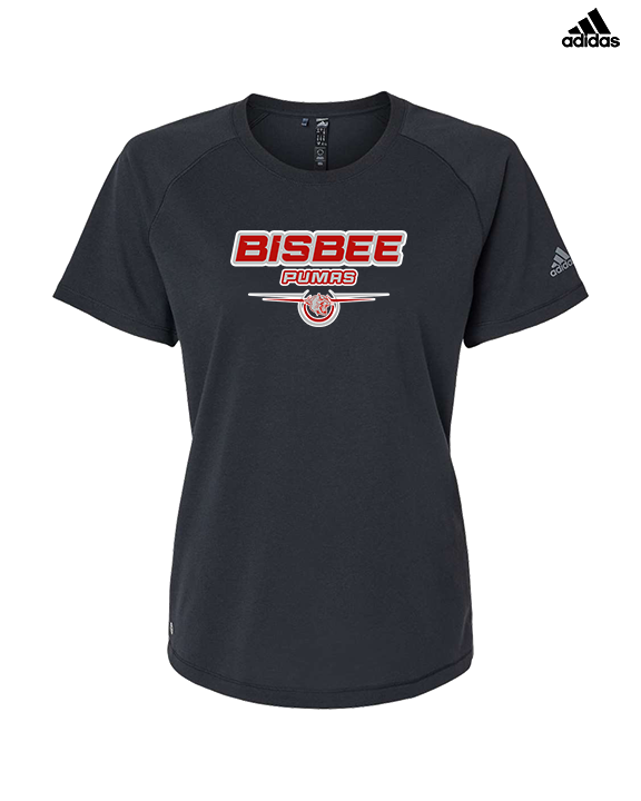 Bisbee HS Softball Design - Womens Adidas Performance Shirt