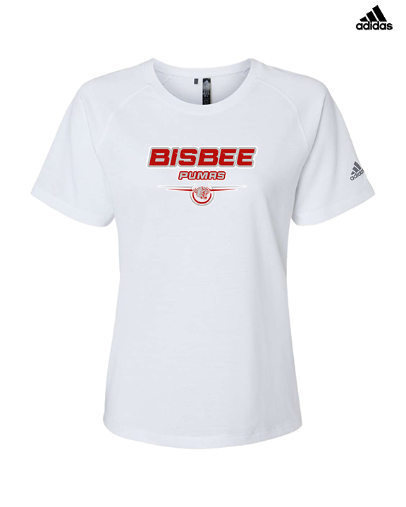 Bisbee HS Softball Design - Womens Adidas Performance Shirt