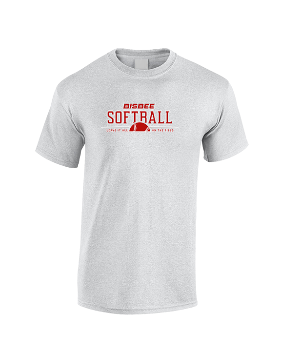 Bisbee HS Softball Leave It - Cotton T-Shirt