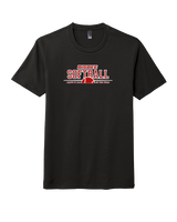 Bisbee HS Softball Leave It - Tri-Blend Shirt