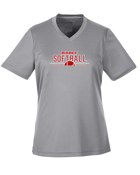 Bisbee HS Softball Leave It - Womens Performance Shirt
