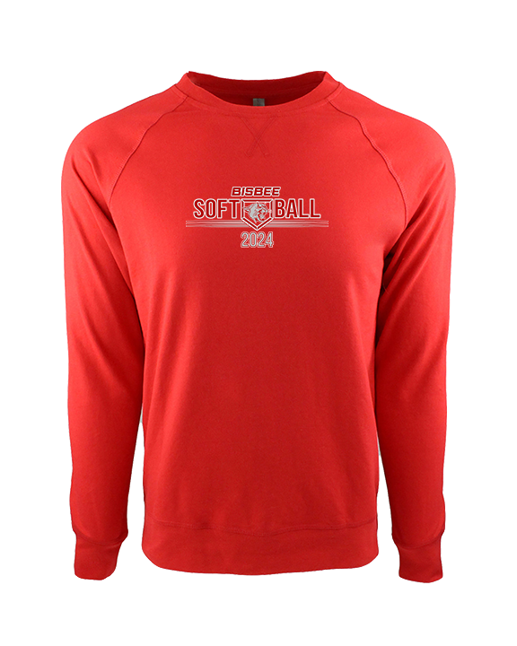 Bisbee HS Softball Softball - Crewneck Sweatshirt