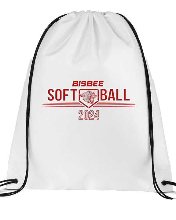 Bisbee HS Softball Softball - Drawstring Bag